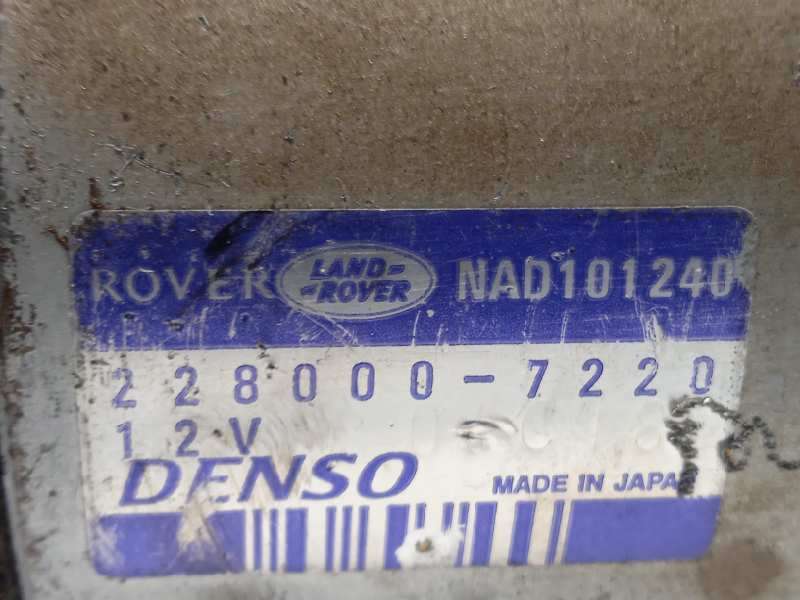 Recambio de motor arranque para land rover discovery (lt) 2.5 turbodiesel referencia OEM IAM NAD101240  4280007220 - Blanco 4