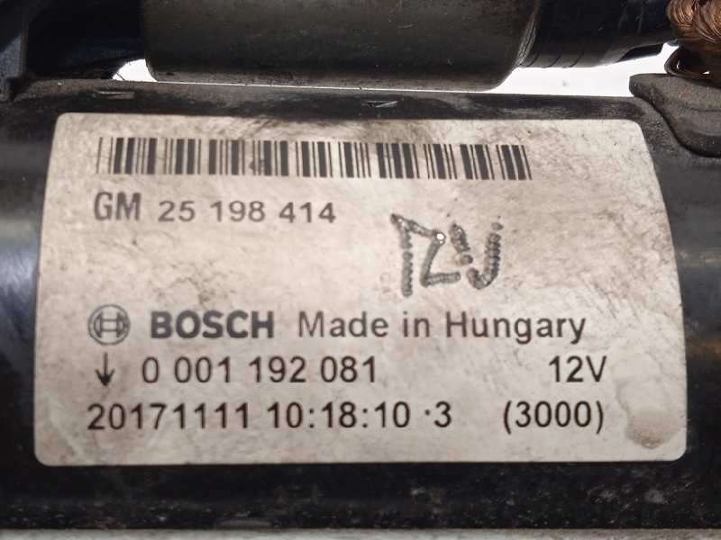 Recambio de motor arranque para opel corsa e 1.4 16v bivalent. gasolina / lpg referencia OEM IAM 25198414  0001192081 - Blanco 5