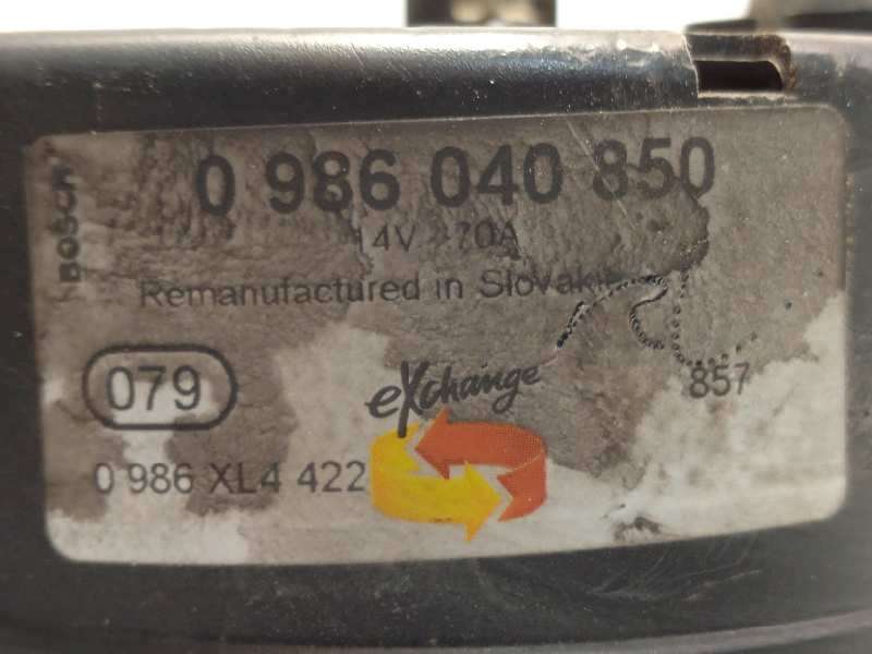 Recambio de alternador para nissan terrano/terrano.ii (r20) 2.7 turbodiesel referencia OEM IAM 0986040850 - Blanco 5
