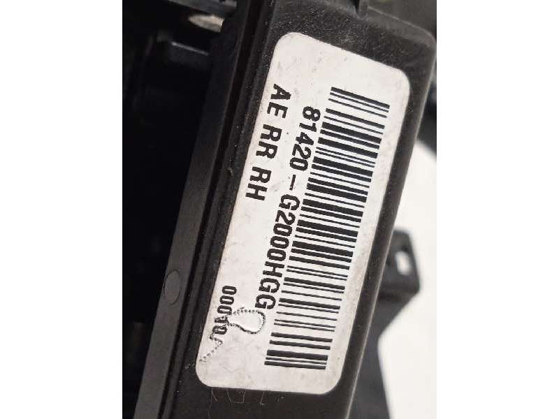 Recambio de cerradura puerta trasera derecha para hyundai ioniq hybrid referencia OEM IAM 81420G2000 - Gris 3
