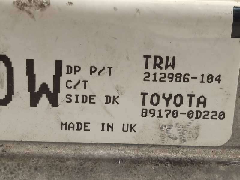 Recambio de centralita airbag para toyota yaris (ksp9/scp9/nlp9) básico referencia OEM IAM 891700D220 - Naranja 5