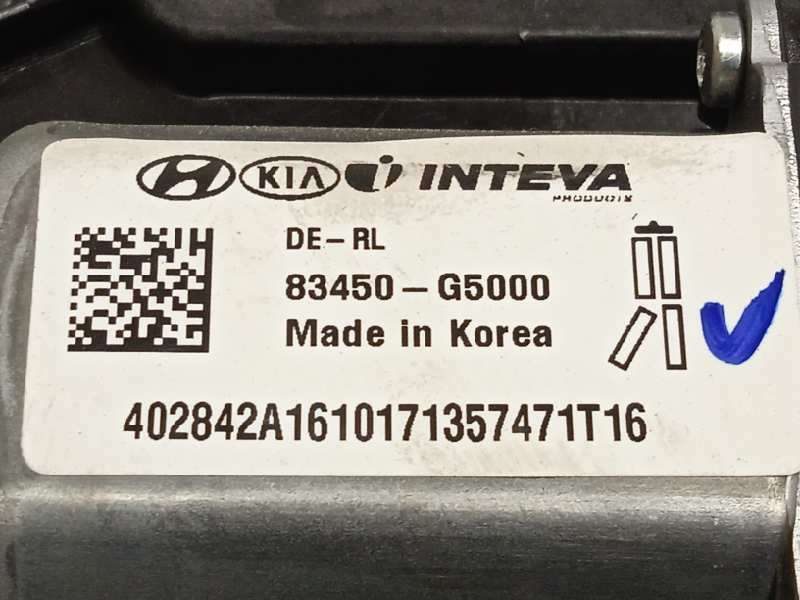Recambio de elevalunas trasero izquierdo para kia niro referencia OEM IAM 83470G5000 83471G 5000 83450G5000 - Blanco 7