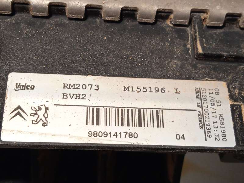 Recambio de radiador agua para peugeot 308 ii (lb_, lp_, lw_, lh_, l3_) 1.6 bluehdi 120 referencia OEM IAM 9809141780 - Rojo 5