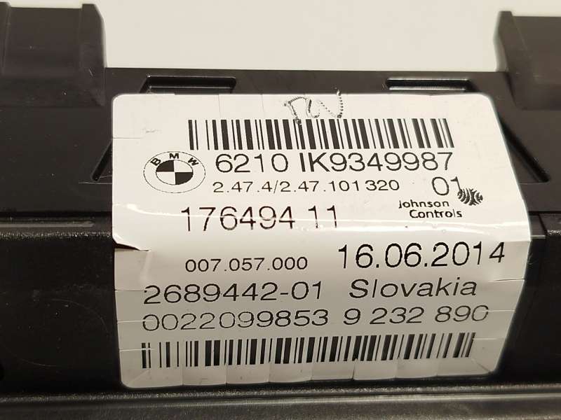 Recambio de cuadro instrumentos para bmw x3 (f25) xdrive 20 d referencia OEM IAM 62109349987 - Blanco 6