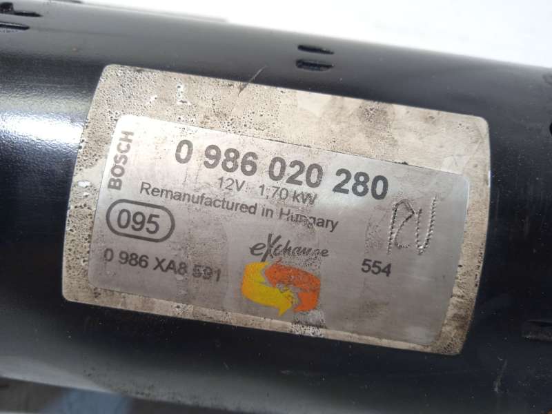 Recambio de motor arranque para volkswagen passat b6 (3c2) 2.0 tdi referencia OEM IAM 0986020280 2E911023H 5