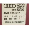 Recambio de antena para audi q3 sportback (f3n) 35 tdi referencia OEM IAM 4M0035507  