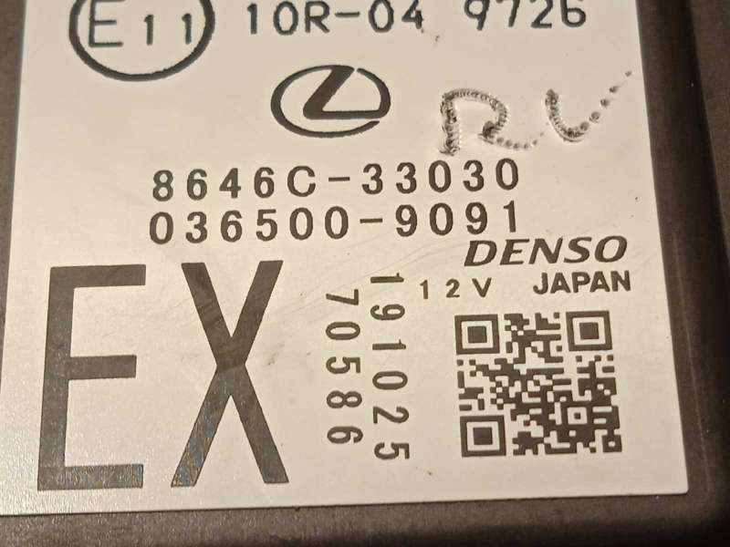 Recambio de modulo electronico para lexus es 300h referencia OEM IAM 8646C33030 - Gris 5