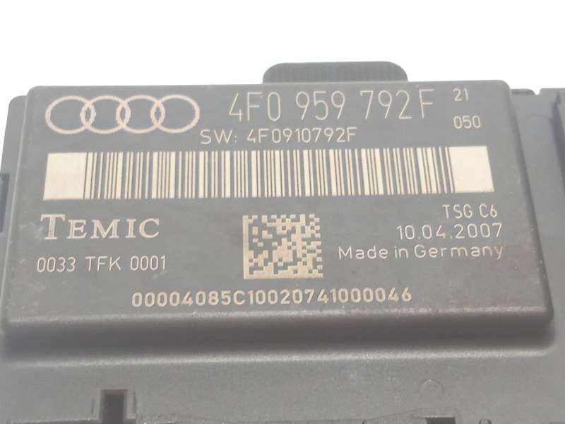 Recambio de modulo electronico para audi a6 c6 (4f2) 2.0 tdi referencia OEM IAM 4F0959792F  0033TFK0001 5