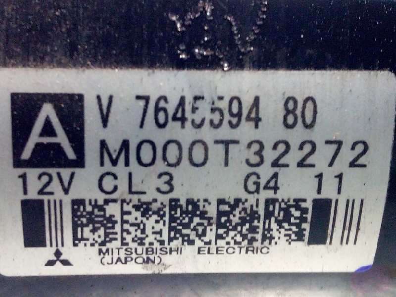 Recambio de motor arranque para citroën c4 picasso intensive referencia OEM IAM 764559480 V764559480 M000T32272 - Negro 5
