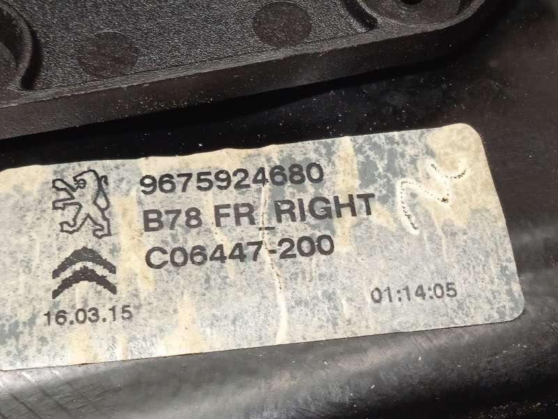 Recambio de elevalunas delantero derecho para citroën c4 picasso seduction referencia OEM IAM 9675924680  9675288880 - Azul 4