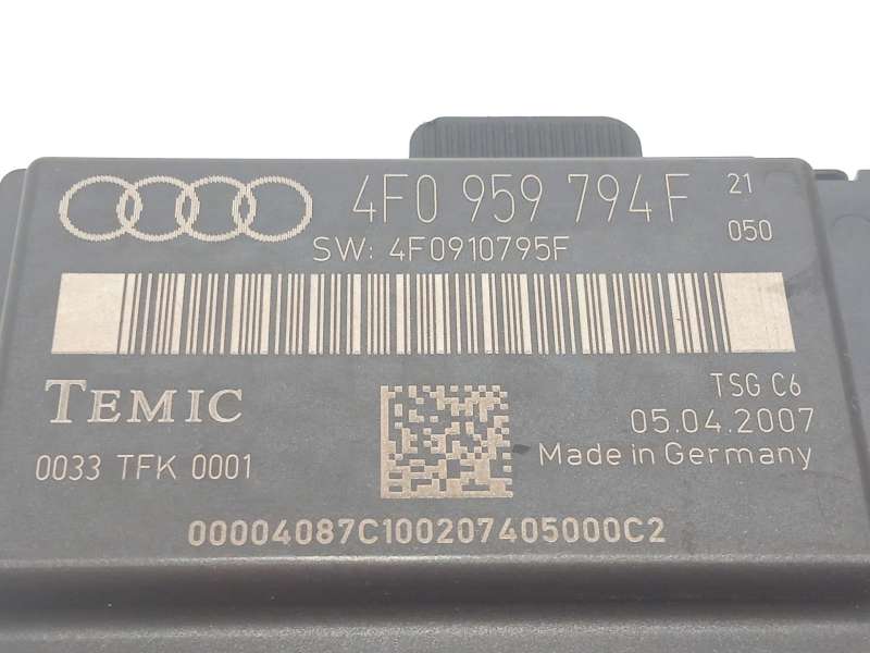 Recambio de modulo electronico para audi a6 c6 (4f2) 2.0 tdi referencia OEM IAM 4F0959794F  0033TFK0001 5