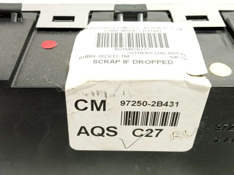 Recambio de mando climatizador para hyundai santa fé ii (cm) 2.2 crdi referencia OEM IAM 972502B431 - Azul 4
