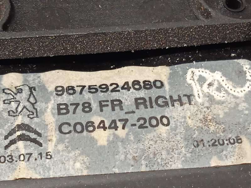 Recambio de elevalunas delantero derecho para citroën c4 picasso seduction referencia OEM IAM 9675924680  9675288880 - Azul 3