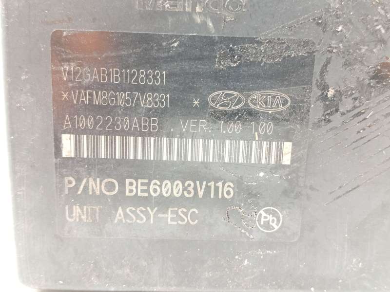 Recambio de abs para kia stonic (yb) 1.6 crdi referencia OEM IAM 58920H8360 BE6003V116 MGH85ADBH6013V120 6