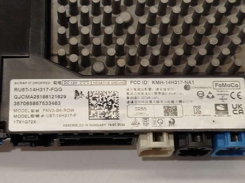 Recambio de modulo electronico para ford puma (j2k, cf7) 1.0 ecoboost mhev referencia OEM IAM RU5T14H317FGG 2834335 4