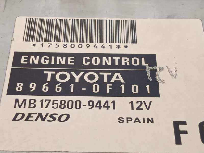 Recambio de centralita motor uce para toyota corolla verso (r1) 2.2 d-4d luna referencia OEM IAM 896610F101  1758009441 - Negro 3