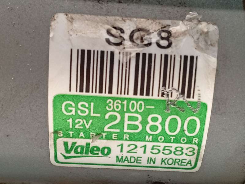 Recambio de motor arranque para hyundai tucson (tl, tle) 1.6 gdi referencia OEM IAM 361002B800  1215583 - Blanco 5