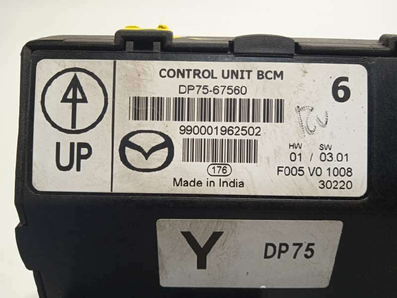 Recambio de modulo electronico para mazda 2 lim. (de) 1.3 16v cat referencia OEM IAM DP7567560 - Rojo 5