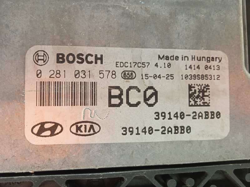 Recambio de centralita motor uce para hyundai i30 (gd) style referencia OEM IAM 391402ABB0  0281031578 - Negro 4