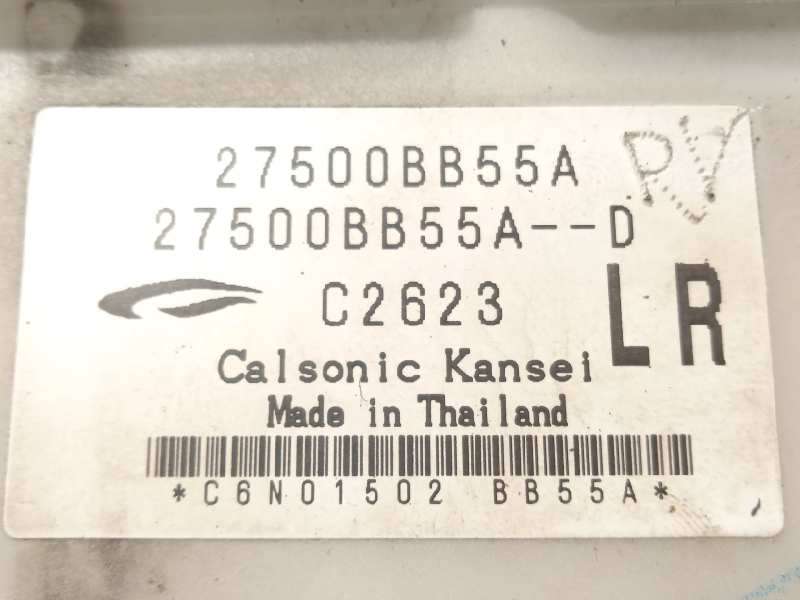 Recambio de mando climatizador para nissan qashqai (j10) 1.6 dci turbodiesel cat referencia OEM IAM 27500BB55A - Blanco 4
