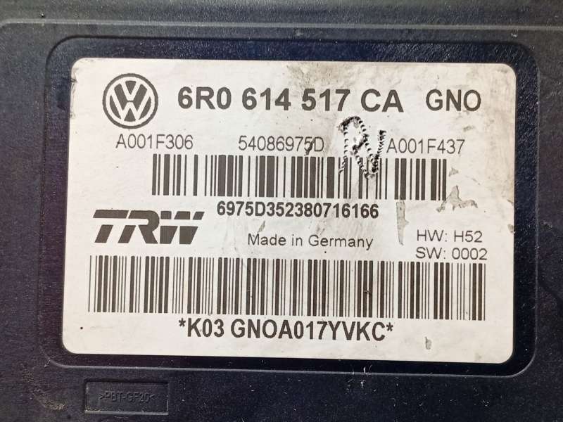 Recambio de abs para skoda rapid spaceback (nh1) 1.2 tsi referencia OEM IAM 6R0614517CA 54086975D A001F306 - Rojo 6