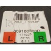 Recambio de cinturon seguridad trasero izquierdo para opel corsa e 1.4 referencia OEM IAM 609160500D  13427752