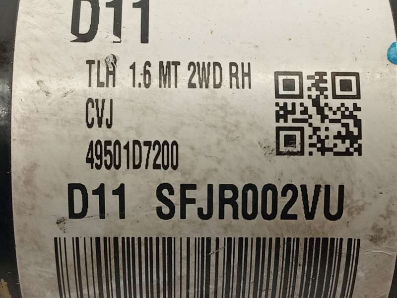 Recambio de transmision delantera derecha para hyundai tucson (tl, tle) 1.6 gdi referencia OEM IAM 49501D7200 - Blanco 4