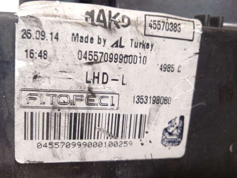 Recambio de faro izquierdo para peugeot bipper tepee 1.3 16v hdi fap referencia OEM IAM 1353198080  45570383 - Blanco 5