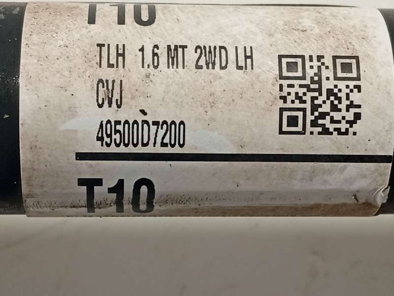 Recambio de transmision delantera izquierda para hyundai tucson (tl, tle) 1.6 gdi referencia OEM IAM 49500D7200 - Blanco 4