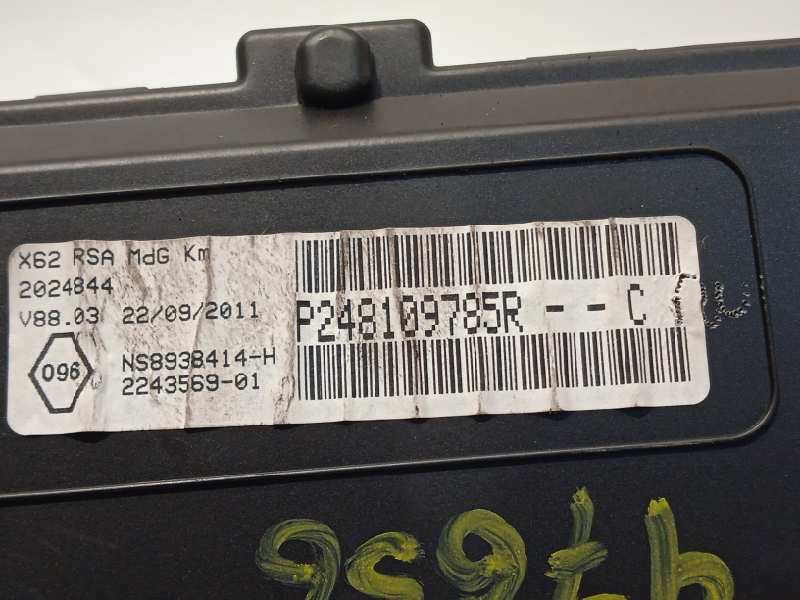 Recambio de cuadro instrumentos para renault master kasten 2.3 diesel dci cat referencia OEM IAM 248109785R - Blanco 7