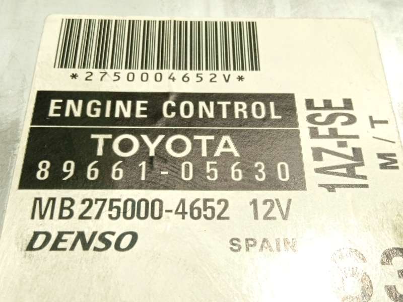 Recambio de centralita motor uce para toyota avensis sedán (_t25_) 2.0 (azt250_) referencia OEM IAM 8966105630  2750004652 - Plata 5