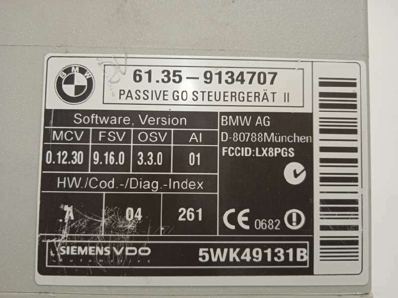 Recambio de modulo electronico para bmw x6 (e71) 5.0i referencia OEM IAM 61359134707  5WK49131B - Negro 4