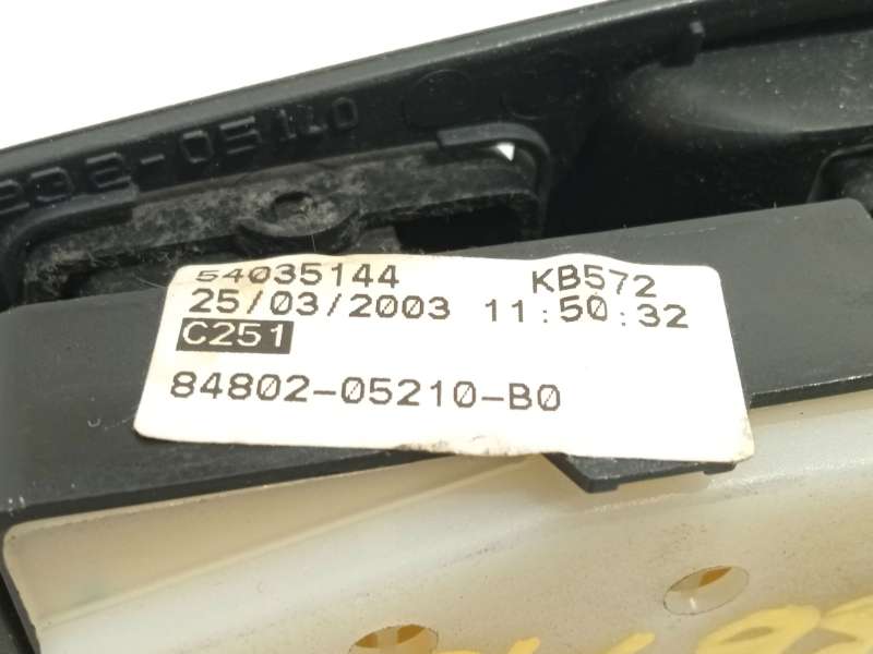 Recambio de mando elevalunas delantero izquierdo para toyota avensis sedán (_t25_) 2.0 (azt250_) referencia OEM IAM 8480205210 - Plata 5