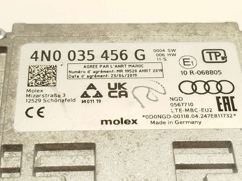 Recambio de modulo electronico para seat leon (kl1, klg) 1.5 etsi referencia OEM IAM 4N0035456G - Blanco 4