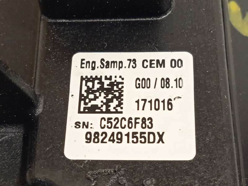 Recambio de mando multifuncion para peugeot 3008 1.6 blue-hdi fap referencia OEM IAM 98249155DX - Blanco 5