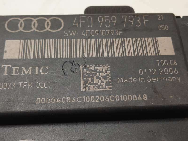 Recambio de centralita confort para audi a6 berlina (4f2) 2.0 tdi referencia OEM IAM 4F0959793F - Azul 4