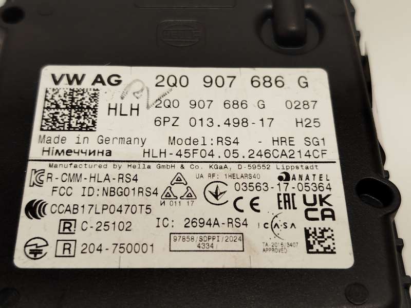 Recambio de modulo electronico para seat leon (kl1, klg) 1.5 etsi referencia OEM IAM 2Q0907686G - Blanco 4