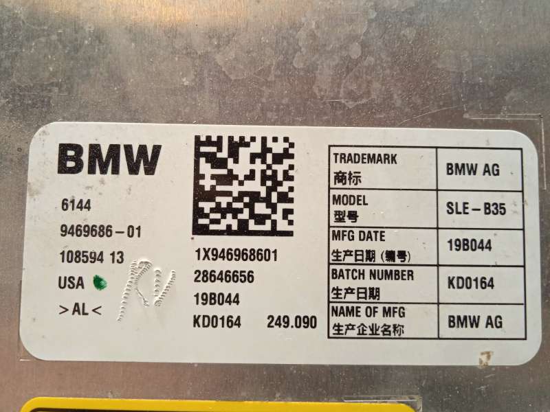 Recambio de convertidor potencia para bmw 2 active tourer (f45) 225 xe plug-in-hybrid referencia OEM IAM 9469686 61449469686 - Negro 5