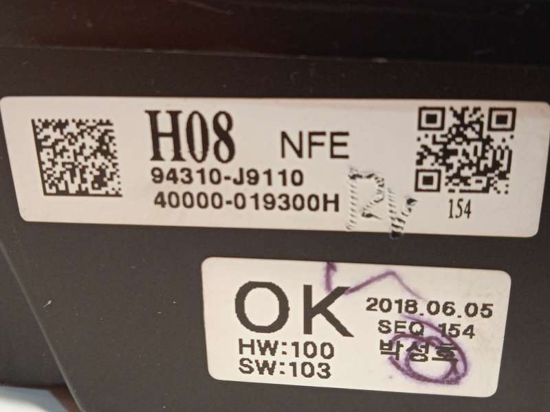 Recambio de pantalla multifuncion para hyundai kona (os, ose, osi) 1.0 t-gdi referencia OEM IAM 94310J9110TRY  40000019300H - Blanco 8