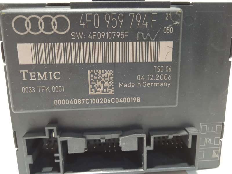 Recambio de centralita confort para audi a6 berlina (4f2) 2.0 tdi referencia OEM IAM 4F0959794F - Azul 4
