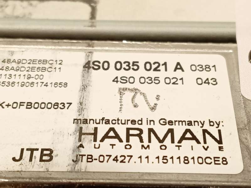 Recambio de sistema navegacion gps para audi r8 (4s3, 4sp) 5.2 fsi quattro referencia OEM IAM 4S0035021A - Amarillo 7