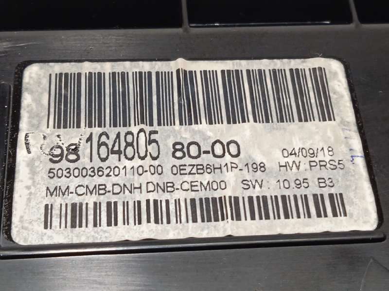 Recambio de cuadro instrumentos para peugeot 508 gt referencia OEM IAM 9816480580 4