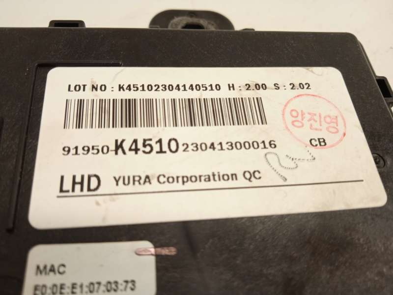 Recambio de modulo electronico para hyundai kona (os, ose, osi) ev referencia OEM IAM 91950K4510 - Blanco 4