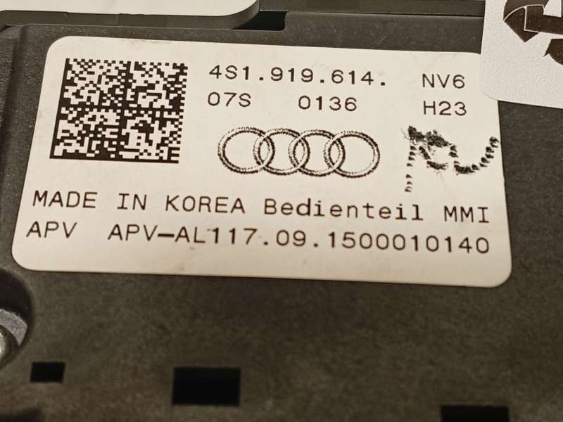 Recambio de mando multifuncion para audi r8 (4s3, 4sp) 5.2 fsi quattro referencia OEM IAM 4S1919614 - Amarillo 6