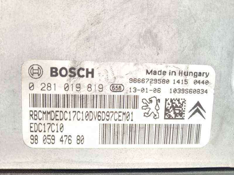 Recambio de centralita motor uce para citroën c3 picasso exclusive referencia OEM IAM 9805947680 9666729580 0281019819 - Gris 6
