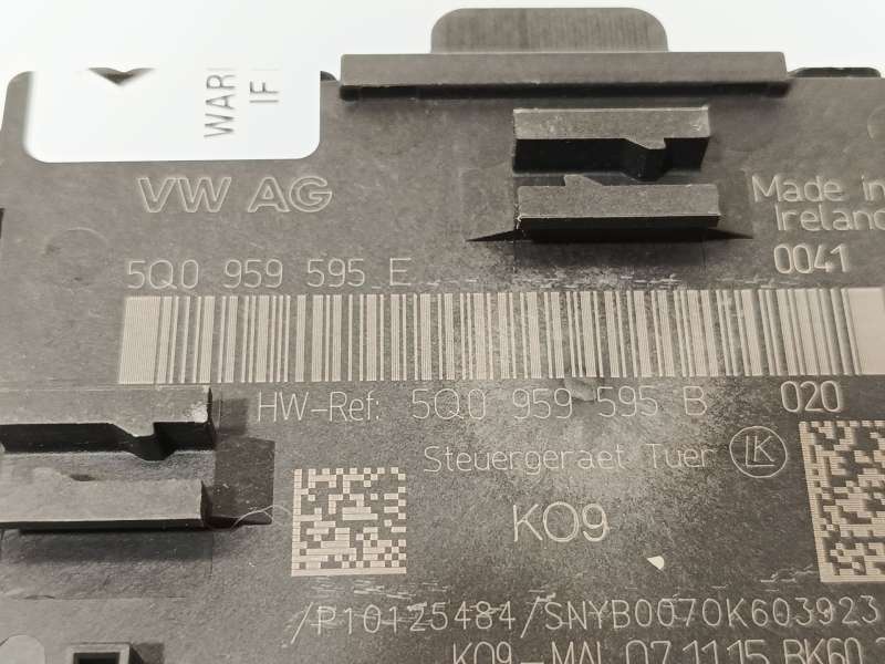 Recambio de modulo electronico para audi a3 sportback (8va, 8vf) 2.0 tdi referencia OEM IAM 5Q0959595E 5