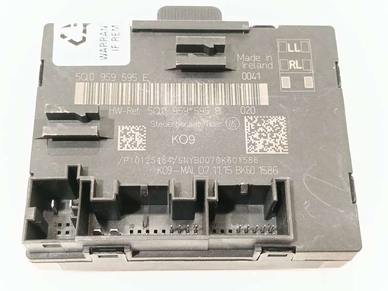 Recambio de modulo electronico para audi a3 sportback (8va, 8vf) 2.0 tdi referencia OEM IAM 5Q0959595E 3