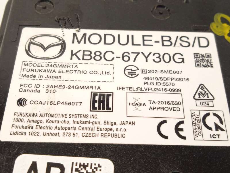 Recambio de modulo electronico para mazda cx-5 (kf) 2.5 awd referencia OEM IAM KB8C67Y30G  24GMMR1A - Negro 3