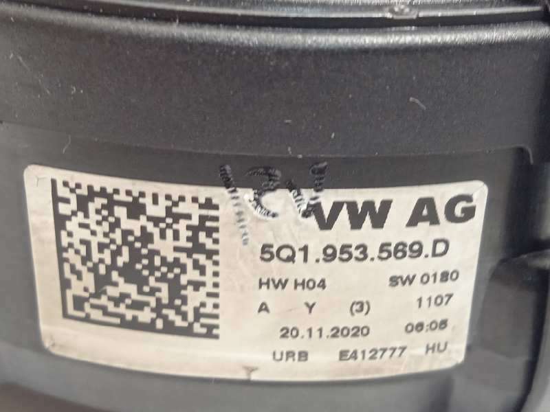 Recambio de anillo airbag para volkswagen t-roc advance referencia OEM IAM 5Q1953569D - Negro 4