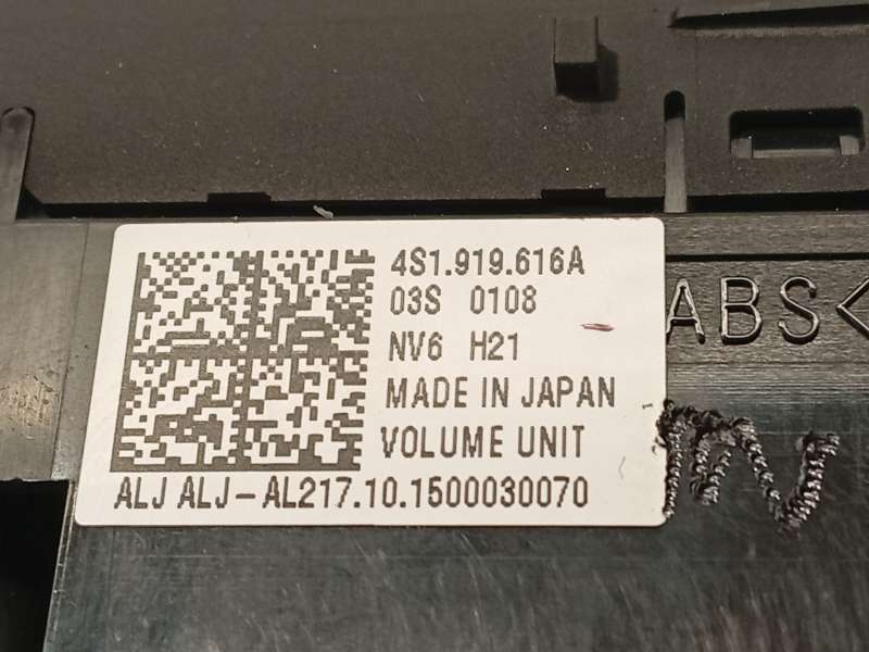 Recambio de mando multifuncion para audi r8 (4s3, 4sp) 5.2 fsi quattro referencia OEM IAM 4S1919616A - Amarillo 5